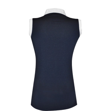 Polo Diamantina da donna senza maniche Flags & Cup Blu navy