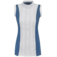 Polo Diamantina da donna senza maniche Flags & Cup Blu temporale