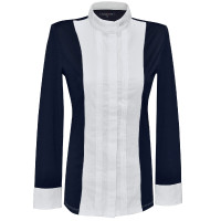 Polo Diamantina da donna a maniche lunghe Flags & Cup Blu navy