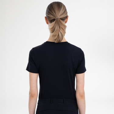 Top a maniche corte Euro-Star Amelia donna Nero