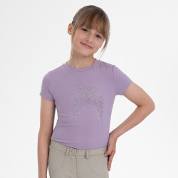 Top a maniche corte Euro-Star Michela Kids Sambuco Marrone