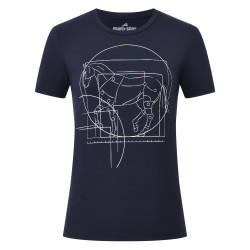 Top a maniche corte Euro-Star Mira donna Marina Blu marino
