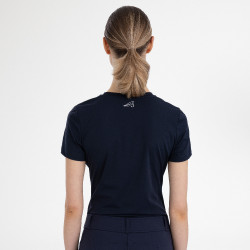 Top a maniche corte Euro-Star Mira donna Marina Blu marino