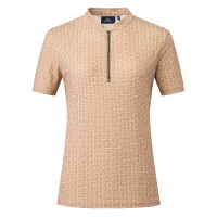 Top a maniche corte HV Polo Nancy donna Champagne Beige
