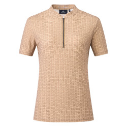 Top a maniche corte HV Polo Nancy donna Champagne Beige
