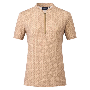 Top a maniche corte HV Polo Nancy donna Champagne Beige