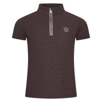 Top a maniche corte Imperial Riding Arly Kids Cioccolato Marrone