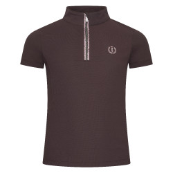 Top a maniche corte Imperial Riding Arly Kids Cioccolato Marrone