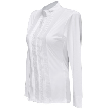 Polo Diamantina da donna a maniche lunghe Flags & Cup Bianco