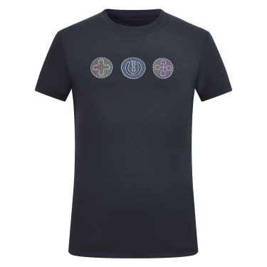 Top a maniche corte Imperial Riding Holographics Kids Nero