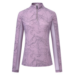 Top a maniche lunghe Euro-Star Joline donna Sambuco Marrone Top a maniche lunghe Euro-Star Joline donna Sambuco Marrone