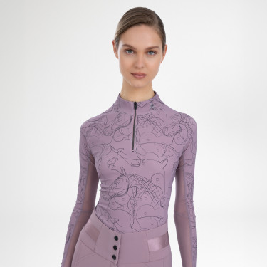 Top a maniche lunghe Euro-Star Joline donna Sambuco Marrone Top a maniche lunghe Euro-Star Joline donna Sambuco Marrone