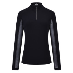 Top a maniche lunghe Euro-Star Joly donna Nero