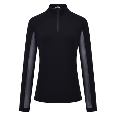 Top a maniche lunghe Euro-Star Joly donna Nero