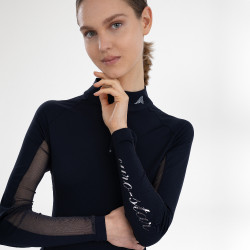 Top a maniche lunghe Euro-Star Joly donna Nero