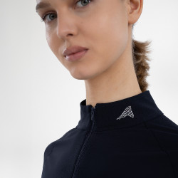Top a maniche lunghe Euro-Star Joly donna Nero