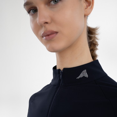 Top a maniche lunghe Euro-Star Joly donna Nero