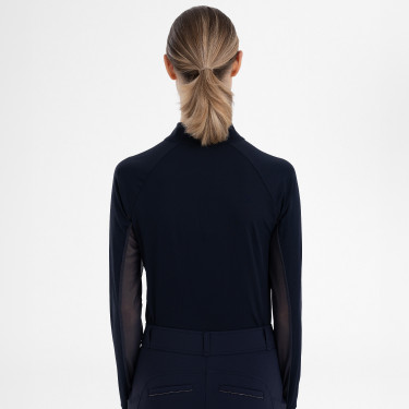 Top a maniche lunghe Euro-Star Joly donna Nero