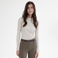Top a maniche lunghe HV Polo Nadia Kit Bianco