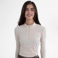 Top a maniche lunghe HV Polo Nadia Kit Bianco