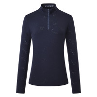 Top a maniche lunghe HV Polo Nardia donna Marina Blu marino