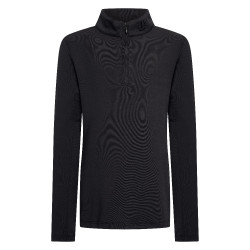 Top a maniche lunghe Imperial Riding Jamy mesh Bambini Nero