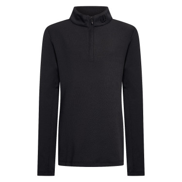 Top a maniche lunghe Imperial Riding Jamy mesh Bambini Nero