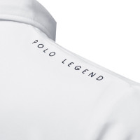 Polo da uomo Urbano a maniche lunghe Flags & Cup Bianco