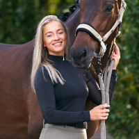 Top a maniche lunghe Imperial Riding Katya donna Nero