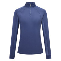 Top a maniche lunghe Imperial Riding Katya donna Campanula Blu
