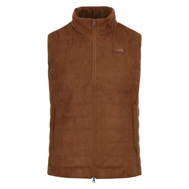 Gilet senza maniche da donna Euro-Star Michelina Cognac Marrone