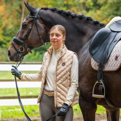 Gilet senza maniche da donna HV Polo Montana Champagne Beige
