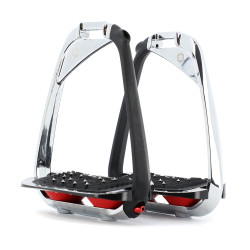 Staffili Flex-On Iron-S Chrome IUG neri Nero / rosso