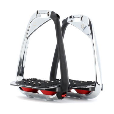 Staffili Flex-On Iron-S Chrome IUG neri Nero / rosso
