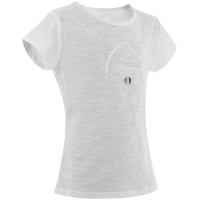 T-shirt da bambino EQUITHÈME "Claire" Bianco T-shirt da bambino EQUITHÈME "Claire" Bianco