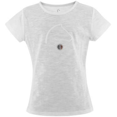 T-shirt da bambino EQUITHÈME "Claire" Bianco