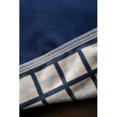 Coperta posteriore Horseware Rambo in pile impermeabile Marino / temporale / grigio argento Blu marino