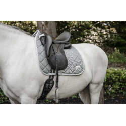Sottosella da dressage Horseware AA Performance Ardesia argentata Grigio