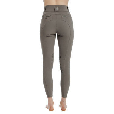 Pantaloni Horseware Newmarket a vita media con grip al ginocchio Temporale Blu