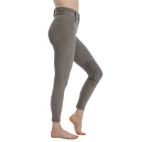 Pantaloni Horseware Newmarket a vita media con grip al ginocchio Temporale Blu