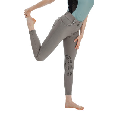 Pantaloni Horseware Newmarket a vita media con grip al ginocchio Temporale Blu