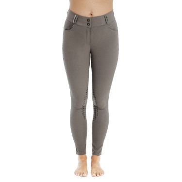 Pantaloni Horseware Newmarket a vita media con grip al ginocchio Temporale Blu