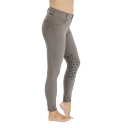 Pantaloni Horseware Newmarket a vita media con grip al ginocchio Temporale Blu