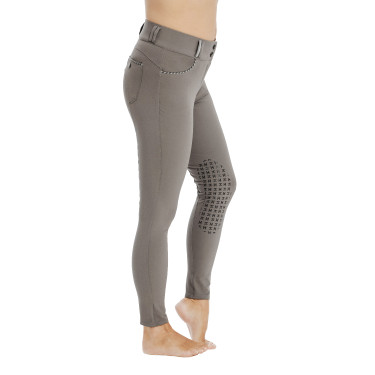 Pantaloni Horseware Newmarket a vita media con grip al ginocchio Temporale Blu