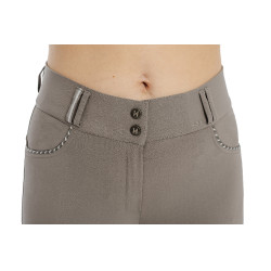 Pantaloni Horseware Newmarket a vita media con grip al ginocchio Temporale Blu