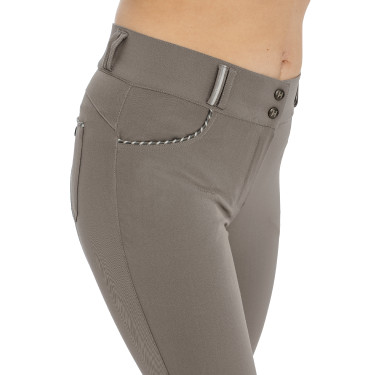 Pantaloni Horseware Newmarket a vita media con grip al ginocchio Temporale Blu