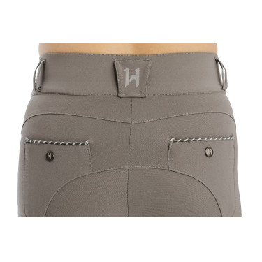 Pantaloni Horseware Newmarket a vita media con grip al ginocchio Temporale Blu