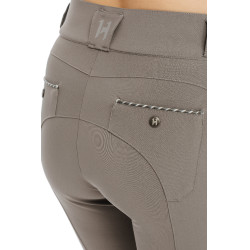 Pantaloni Horseware Newmarket a vita media con grip al ginocchio Temporale Blu