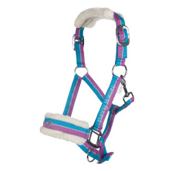 Cavezzone Funny Horses HKM Viola / acqua / argento Cavezzone Funny Horses HKM Viola / acqua / argento