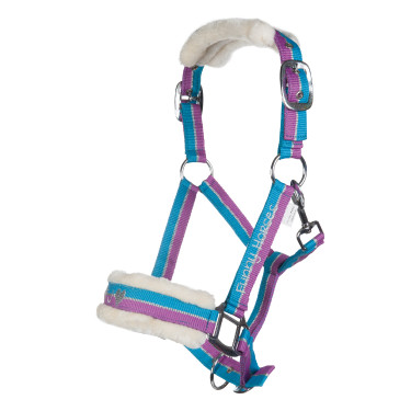 Cavezzone Funny Horses HKM Viola / acqua / argento Cavezzone Funny Horses HKM Viola / acqua / argento